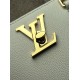 Louis Vuitton LOCK & GO Handbag (M23637) White Smooth Grain Calfskin, Size: 24.5x19x10.5cm