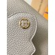 Louis Vuitton Capucines BB Handbag (M59433) Grey with Gold Clasp, Full-grain Calfskin, Size: 21x14x8 cm