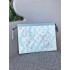 Louis Vuitton POCHETTE VOYAGE Medium Clutch (M22763) Crystal Blue, Size: 27x21x6cm