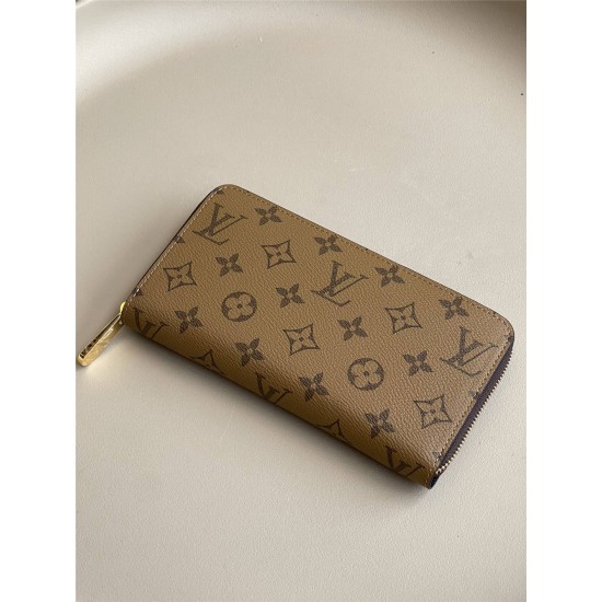 Louis Vuitton ZIPPY Zipper Wallet (M82444) Yellow Flower, This Zippy Wallet is made of Monogram Canvas, Size: 19.5x10.5x2.5cm