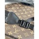 Louis Vuitton M46699 Yellow Leather Christopher Small Backpack in Monogram Canvas, Size: 32x39x12cm