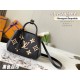 Louis Vuitton M45778 Small Black Printed Montaigne Handbag, Size: 29x20x13cm