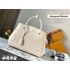 Louis Vuitton M41048 Off-White Embossed MONTAIGNE Medium Handbag Monogram Empreinte Leather, Size: 33x23x15 cm