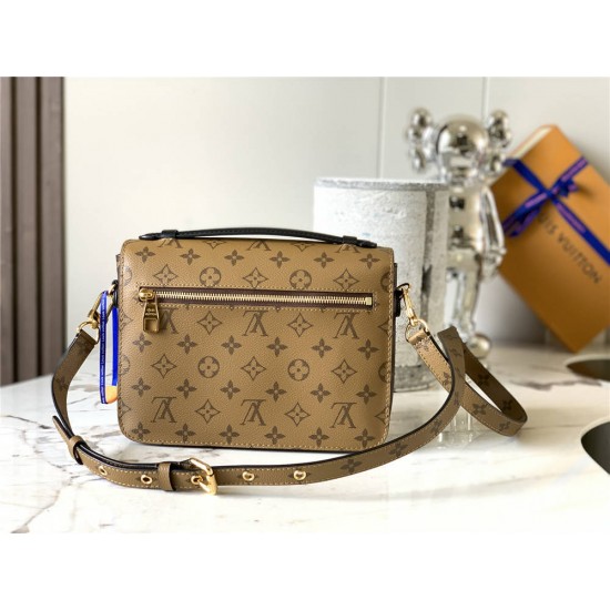 Louis Vuitton M44876 Classic MÉTIS Metis Handbag made of Soft Monogram Patchwork Canvas, Size: 25x19x9CM