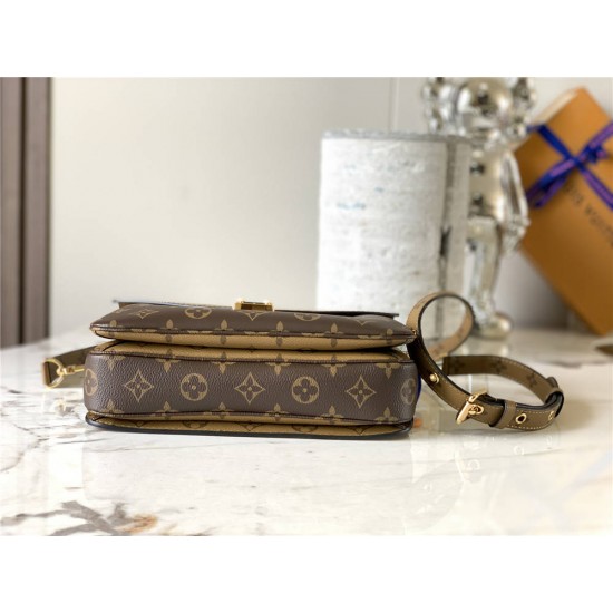 Louis Vuitton M44876 Classic MÉTIS Metis Handbag made of Soft Monogram Patchwork Canvas, Size: 25x19x9CM