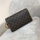 Louis Vuitton DOPP KIT Toiletry Bag (M46696) Monogram Macassar Coated Canvas, Size: 28x15x16.5cm