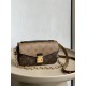 Louis Vuitton POCHETTE MÉTIS Metis EAST WEST Handbag (M46279) Yellow Flower, Monogram Canvas, Size: 21.5x13.5x6cm