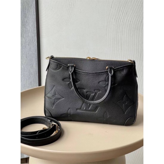 Louis Vuitton TRIANON Small Handbag (M46488) Black, Trianon Small Handbag in Monogram Empreinte Embossed Leather, Size: 28x18x8cm