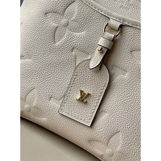 Louis Vuitton TRIANON Small Handbag (M46503) White, Trianon Small Handbag in Monogram Empreinte Embossed Leather, Size: 28x18x8cm