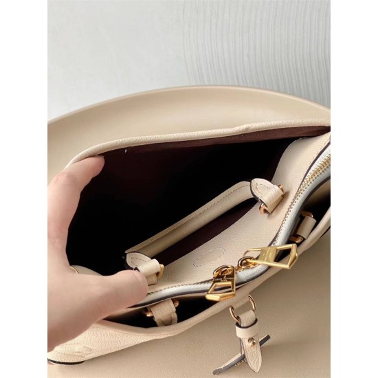 Louis Vuitton TRIANON Small Handbag (M46503) White, Trianon Small Handbag in Monogram Empreinte Embossed Leather, Size: 28x18x8cm