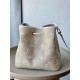 Louis Vuitton NéoNoé NeoNoe Medium Handbag (M22852) White, Size: 26x26x17.5cm