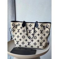 Louis Vuitton NEVERFULL Medium Handbag (M22838) Black, Brand New By the Pool Collection, Size: 31x28x14cm