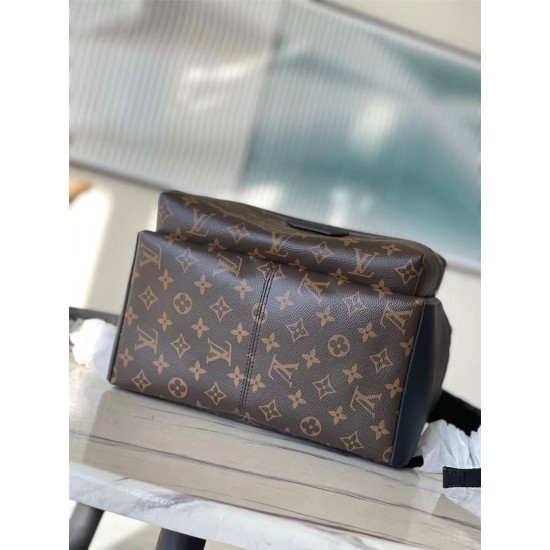 Louis Vuitton M22558 Monogram Discovery Small Backpack, Monogram Eclipse Black Canvas, Size: 29x38x20cm