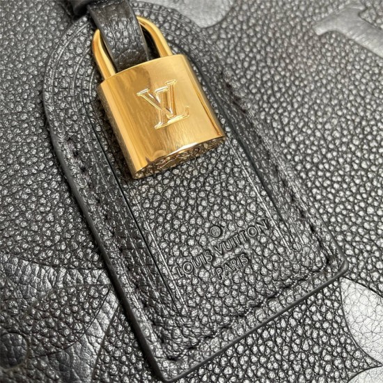 Louis Vuitton GRAND PALAIS Handbag (M45811) Black, Grand Palais Handbag in Soft Grained Leather Embossed, Size: 34x24x15cm