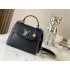 Louis Vuitton LOCKME EVER Mini Handbag (M20997) Black, Petite and Exquisite Lockme Ever Mini Handbag in Grained Calfskin, Size: 23x17x10cm