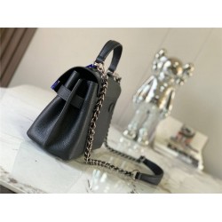 Louis Vuitton LOCKME EVER Mini Handbag (M20997) Black, Petite and Exquisite Lockme Ever Mini Handbag in Grained Calfskin, Size: 23x17x10cm