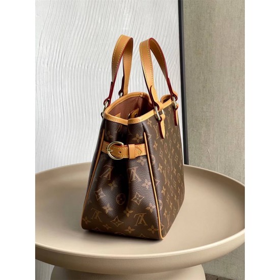 Louis Vuitton DELIGHTFUL Medium Pumpkin Bag (M51156) Monogram Body, Leather Handles, Size: 25x23x15cm