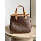 Louis Vuitton DELIGHTFUL Medium Pumpkin Bag (M51156) Monogram Body, Leather Handles, Size: 25x23x15cm