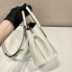  Sunny  Prada Double Saffiano Leather Mini Bag 1BG443 White Double Saffiano 25x18.5x12.5cm