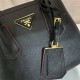  Sunny  Prada Double Saffiano Leather Mini Bag  1BG443  Black  Double  Saffiano 25x18.5x12.5cm