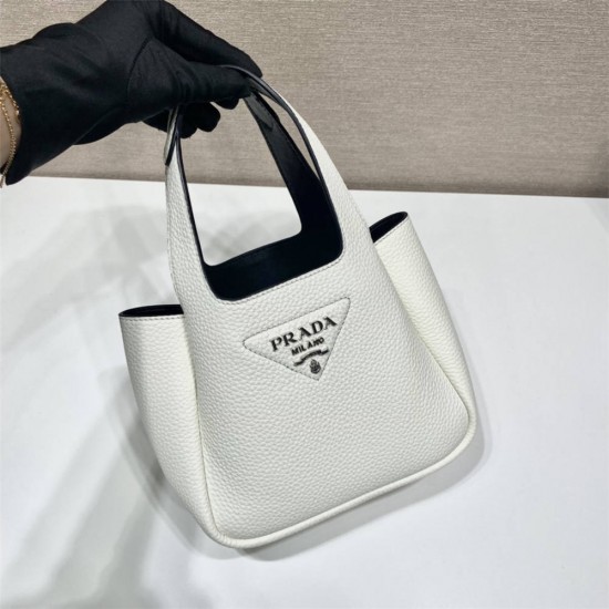 mini Dynamique  Leather Mini Bag 1BA349   White  18x16x10cm