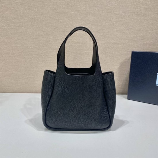 mini Dynamique  Leather Mini Bag 1BA349  Black   18x16x10cm