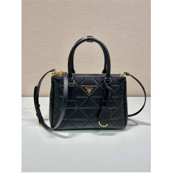 Small Prada Galleria Saffiano Leather Bag 1BA896  Limited   Black  24.5x16.5x11cm