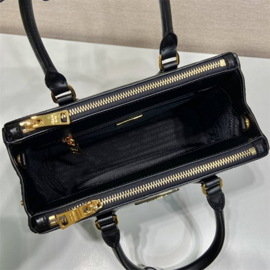 Small Prada Galleria Saffiano Leather Bag 1BA896  Limited   Black  24.5x16.5x11cm