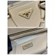 Prada Saffiano leather handbag (1BA304) High   apricot  33x31x15cm