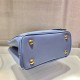 Prada Galleria Saffiano Leather Mini-bag  1BA906 Galleria Leather   Blue  20x15x9.5cm