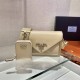 Saffiano Leather Mini Envelope Bag 1BP020A 1BP020A    apricot  20x12x4cm