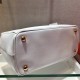 Medium Prada Galleria Saffiano Leather Bag 1BA863   White  28x20x12cm