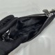 Re-nylon Shoulder Bag Hobo  double  1BH168/ with small bag   Black 23 Nylon  23x16x5.5cm 