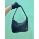 Prada Re-edition Saffiano Leather Mini-bag Hobo 1BC204B  leather   Black   23x17x6.5cm