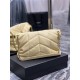 Yves Saint Laurent YSL Loulou Large 35 Puffer Sheepskin Bag Yellow Gold Hardware Model: 577475-1 Size: 35x23x13.5cm