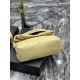 Yves Saint Laurent YSL Loulou Large 35 Puffer Sheepskin Bag Yellow Gold Hardware Model: 577475-1 Size: 35x23x13.5cm