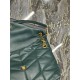 Yves Saint Laurent YSL Loulou Large 35 Puffer Sheepskin Bag Green Gold Hardware Model: 577475-1 Size: 35x23x13.5cm