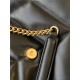 Yves Saint Laurent YSL Loulou Large 35 Puffer Sheepskin Bag Black Gold Hardware Model: 577475-1 Size: 35x23x13.5cm