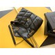 Yves Saint Laurent YSL Loulou Medium 29 Puffer Sheepskin Bag Black Gold Hardware Model: 577476 Size: 29x17x11cm