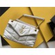 Yves Saint Laurent YSL Loulou Medium 29 Puffer Sheepskin Bag Beige Gold Hardware Model: 577476 Size: 29x17x11cm