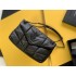 Yves Saint Laurent YSL Loulou Medium 29 Puffer Sheepskin Bag Black Black Hardware Model: 577476 Size: 29x17x11cm