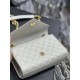 Yves Saint Laurent YSL Envelope Small 21 White Gold Hardware Grained Leather Model: 526286 Size: 21x13x6cm