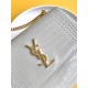 Yves Saint Laurent YSL Sunset Crocodile Leather Medium 22 White Gold Hardware Model: 442906 Size: 22×16×8cm