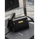 Yves Saint Laurent YSL Manhattan Mini 19 Black Gold Hardware Smooth Leather Model: 727766 Size: 19×14×4cm