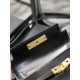 Yves Saint Laurent YSL Manhattan Mini 19 Black Gold Hardware Smooth Leather Model: 727766 Size: 19×14×4cm