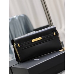 Yves Saint Laurent YSL Manhattan Chain Bag 30 Black Gold Hardware Model: 695946 Size: 30×17×2.5cm