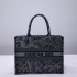 Dior book tote  oblique  36*27*16cm medium grey