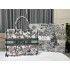 Dior book tote  oblique  36*27*16cm medium garden