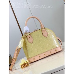 Louis Vuitton Alma BB bag M24063 yellow  23.5 x 17.5 x 11.5cm