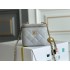 Chanel Vanity box Mini grey style lambskin Hass  gold ball 8.5x11x7cm